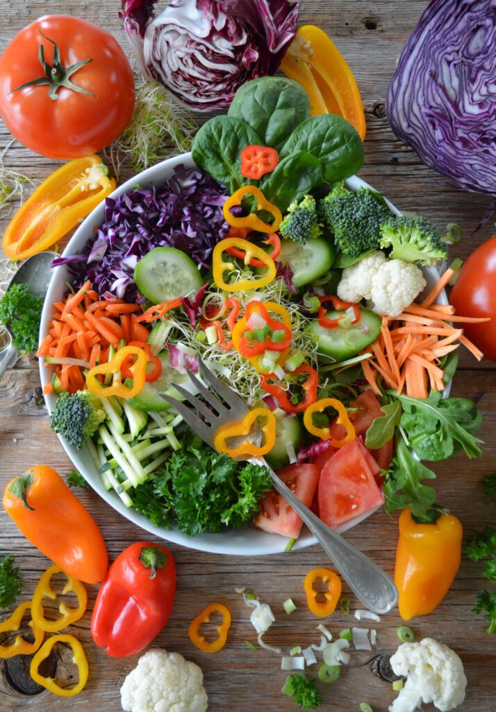 A colorful image of healthy food in a bowl. Showing that what you eat can be suggested as natural remedies for diabetes from a holistic doctor in Orland Park, IL.