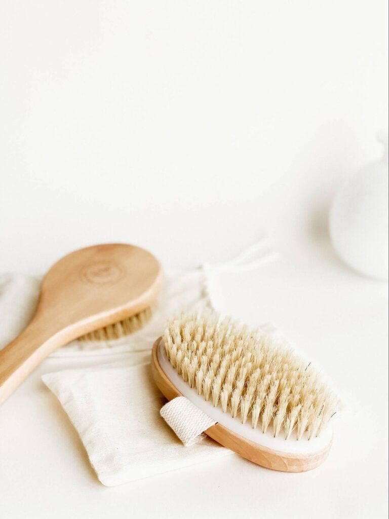 A close up of brushes that may be used for dry brushing. Learn how a holistic doctor in Orland Park, IL can offer support by searching for functional medicine in Orland Park, IL. Contact a functional medicine doctor in the Chicago area to learn more. 
