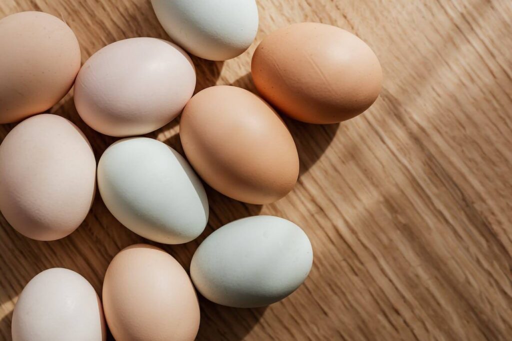 A close up of eggs on a table representing a food for adrenal health. Learn more about the support a functional medicine doctor in the Chicago area can offer. Search for what is functional medicine Chicago area today.
