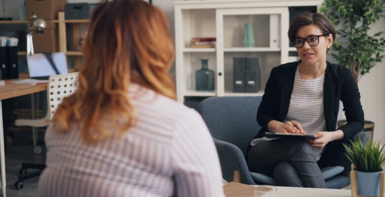 Woman having a consultation with a functional medicine doctor in Orland Park, IL